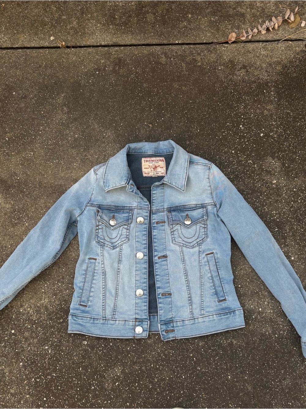 True Religion Light Blue Denim Jacket